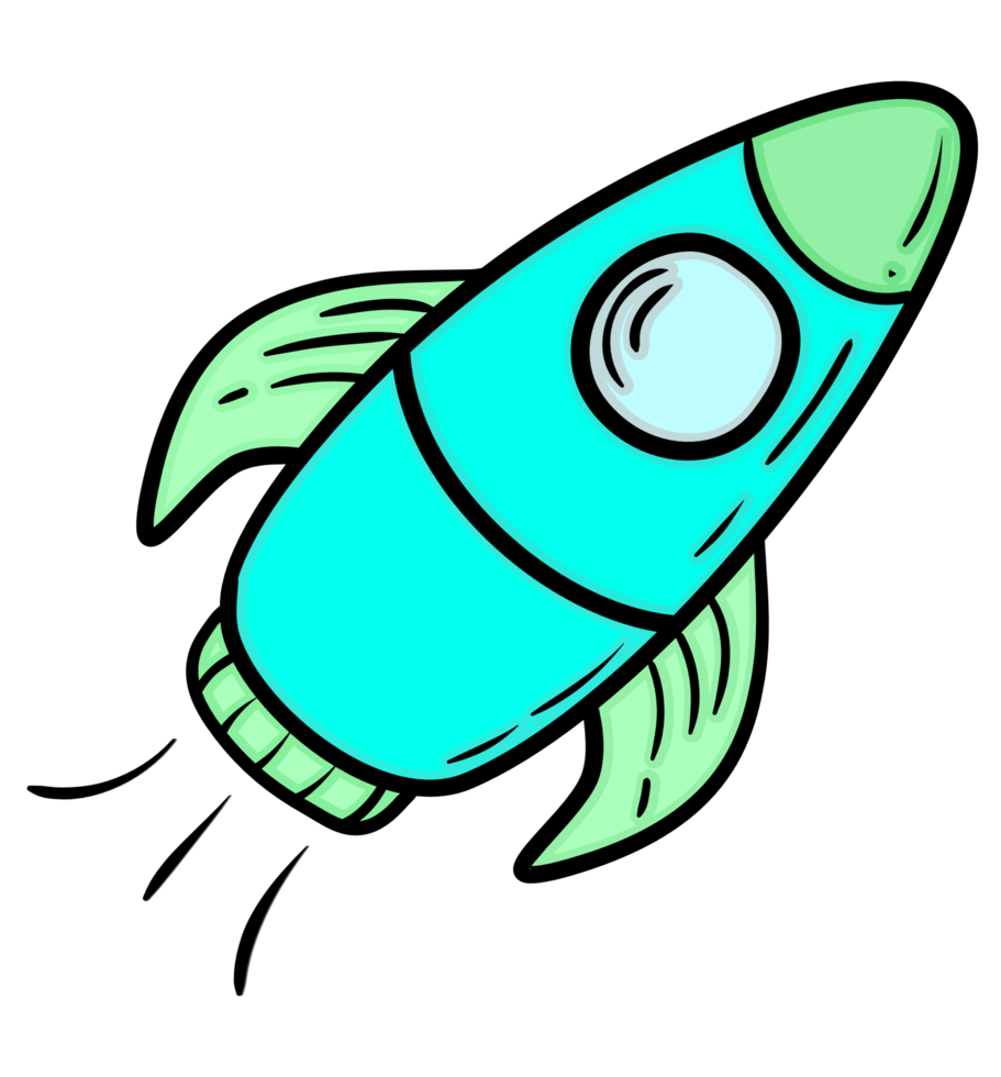 Hand Draw Space Rockets, Ovni,Ufo png