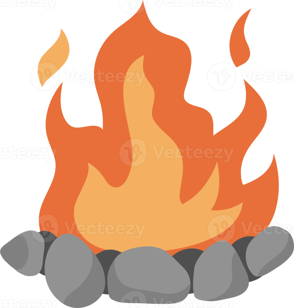 bonfire cartoon illustration png