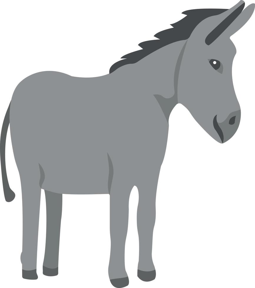 ilustración de vector de burro en un fondo. símbolos de calidad premium. iconos vectoriales para concepto y diseño gráfico.
