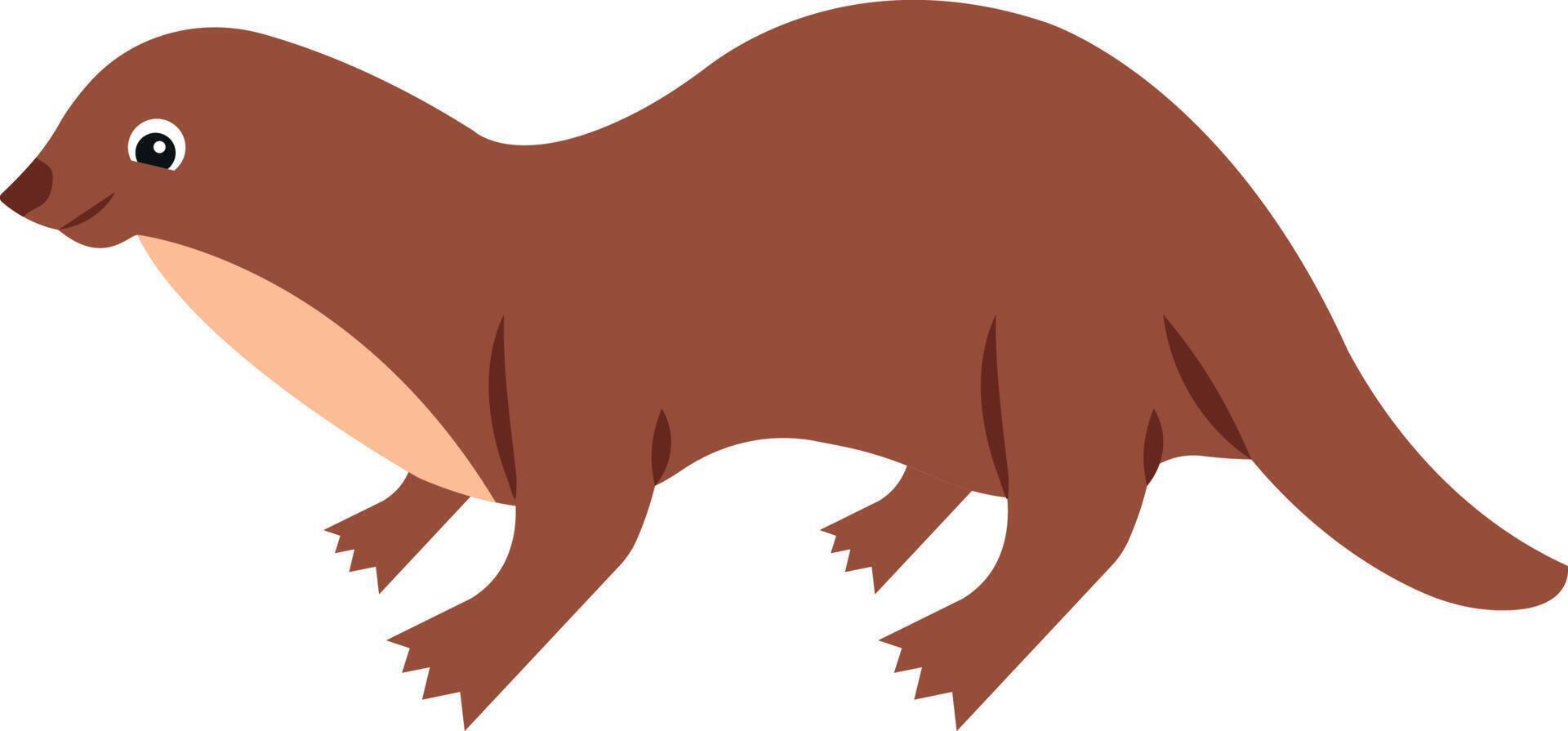 mongoose vector illustration on a background.Premium quality symbols.vector icons for concept and graphic design.