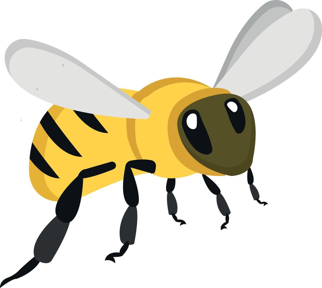 honey bee vector illustration on a background.Premium quality symbols.vector icons for concept and graphic design.