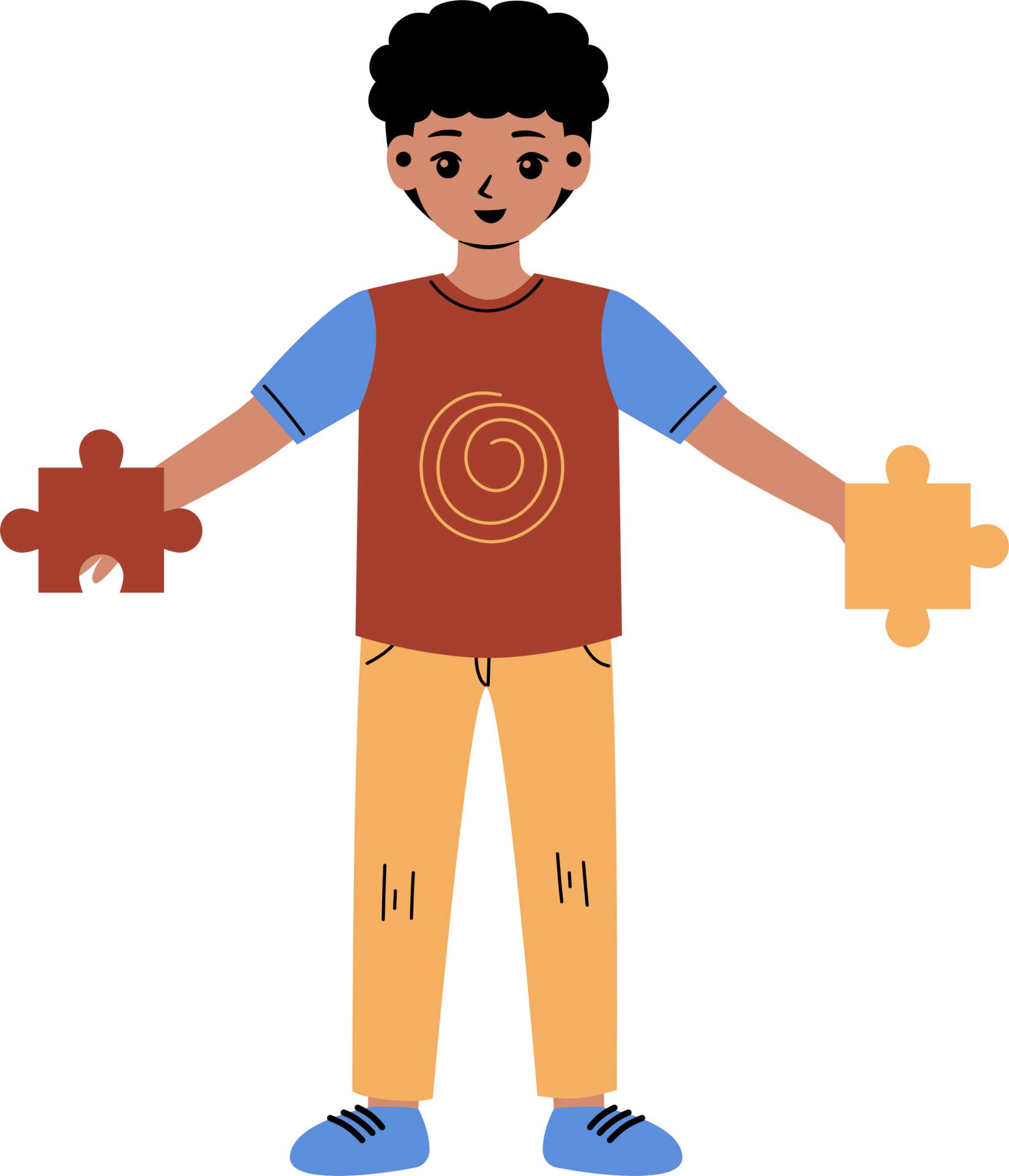 Autism kid illustration 22945370 png