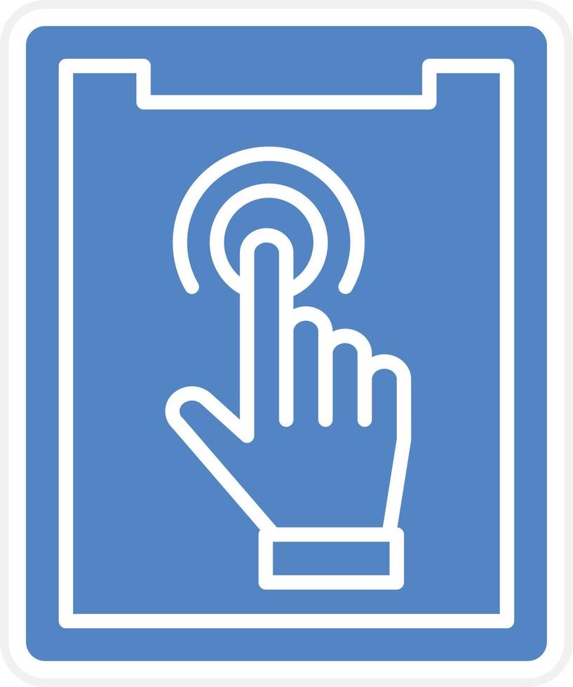 Touch Screen Vector Icon Design