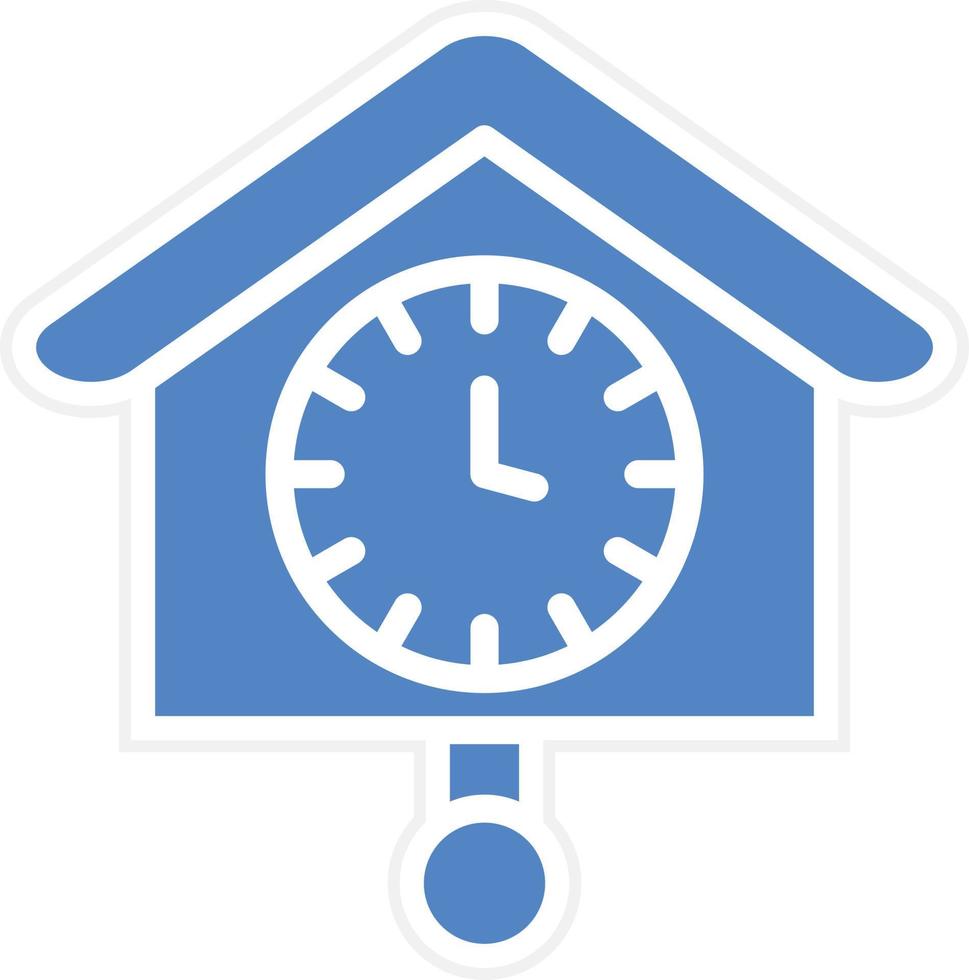 Cuckoo Clock Vector Icon Design