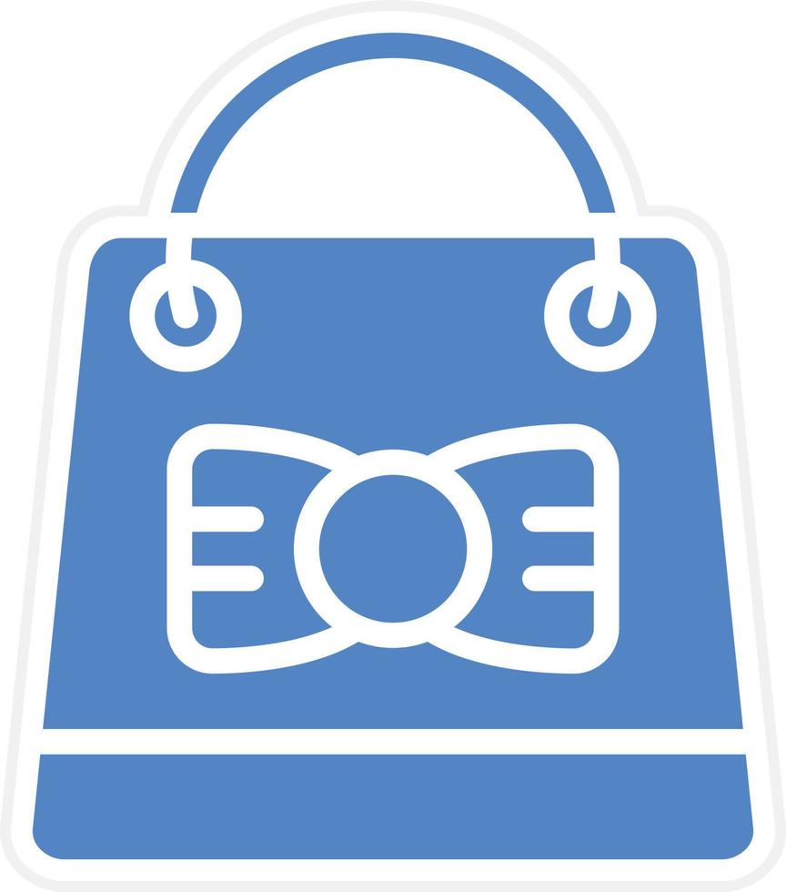 Gift Bag Vector Icon Design