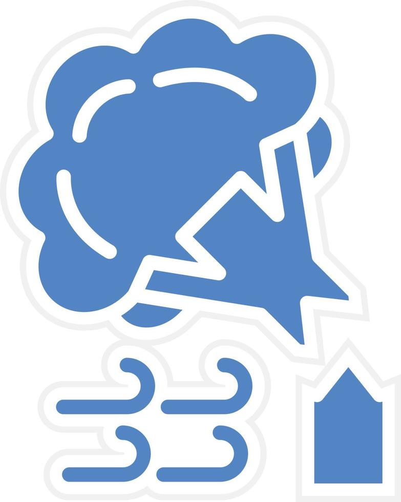 Tree Broken Vector Icon Design