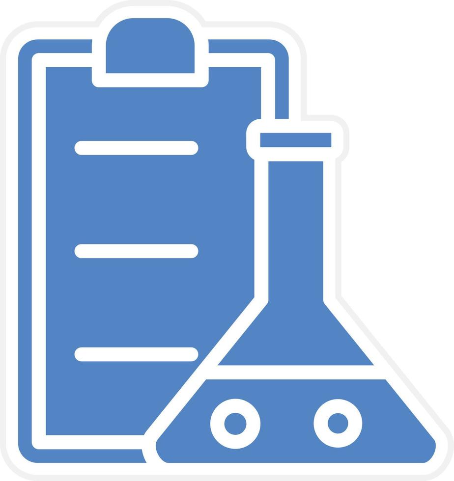 Lab Report Vector Icon Design