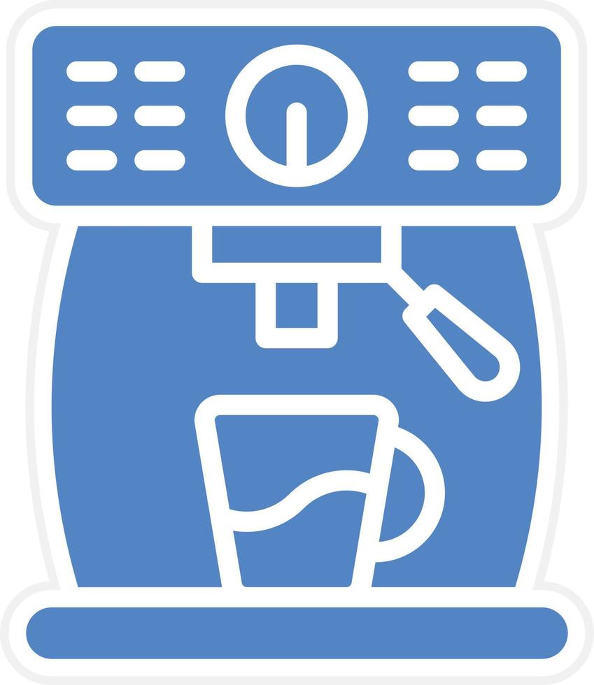 Coffee Maker Vector Icon Design