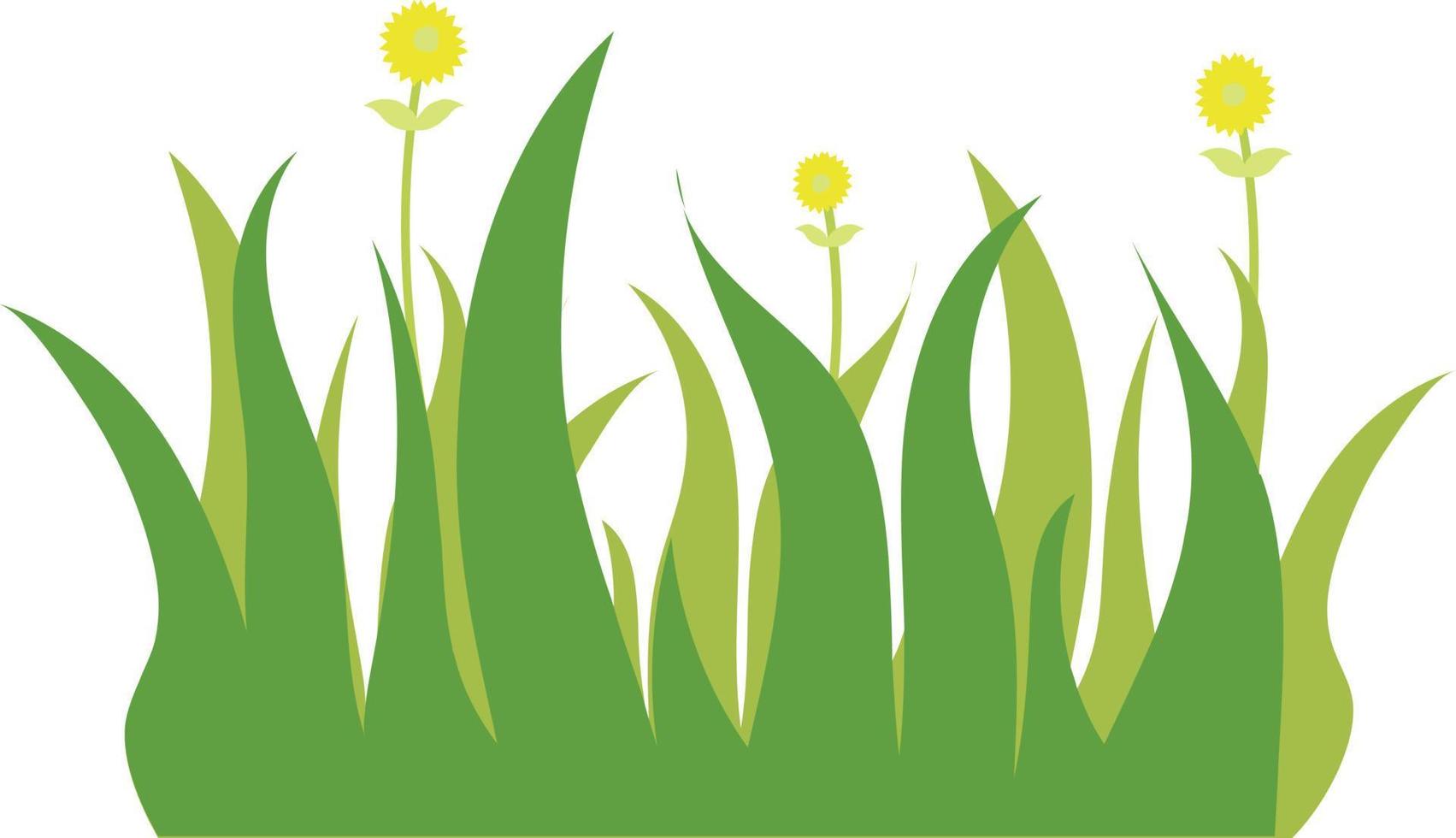 green grass plant icon vector illustration design graphic flat style