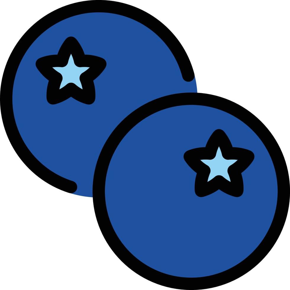 blueberries Illustration Vector