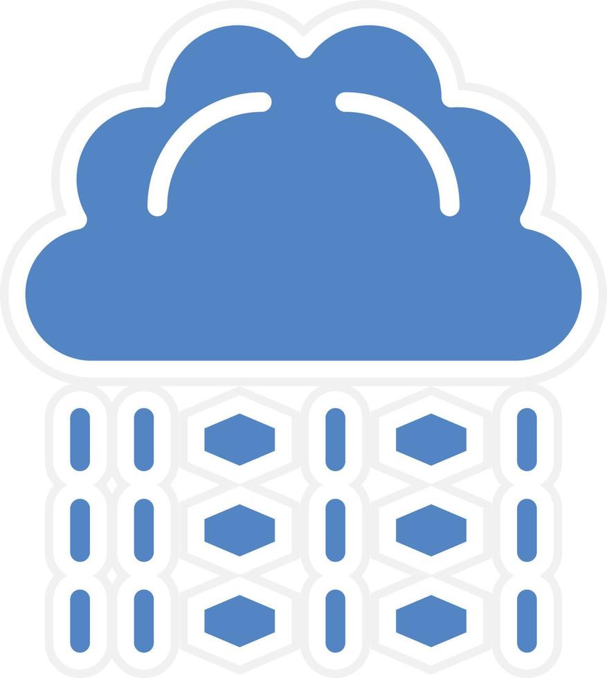 Hail Vector Icon Design