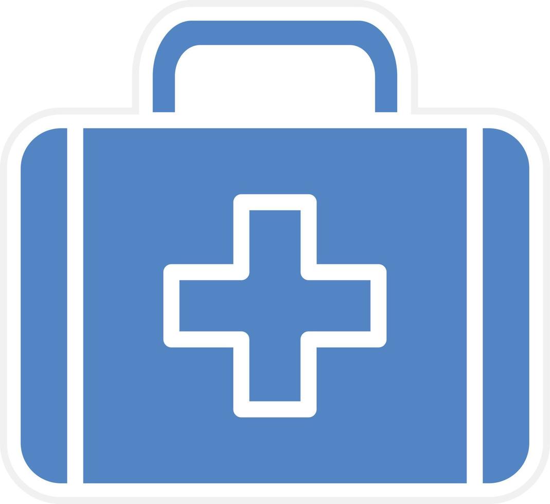 First Aid Kit Vector Icon Design