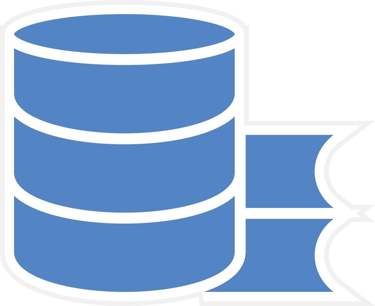 Study Database Vector Icon Design