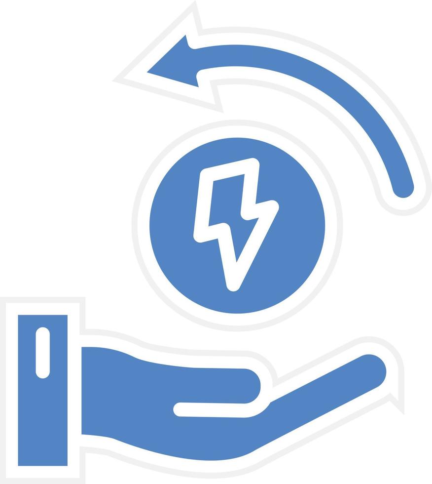 Energy Saving Vector Icon Design