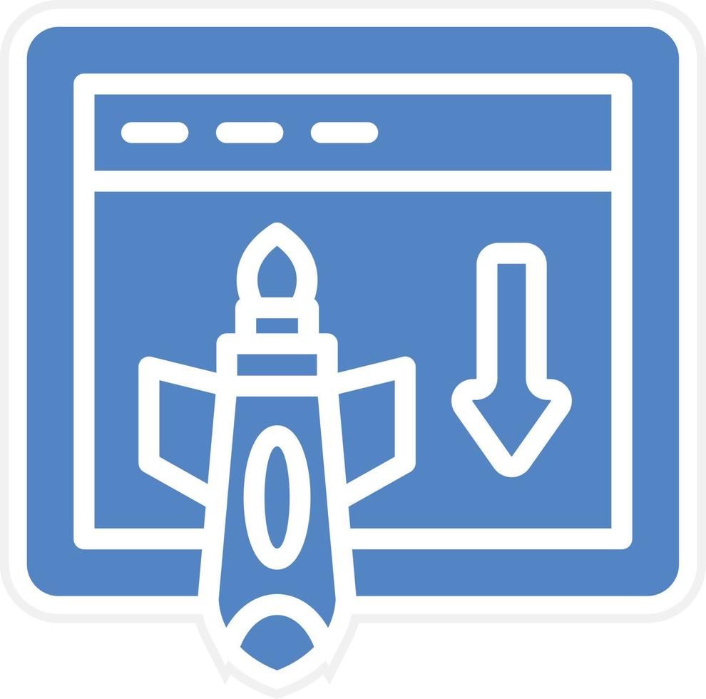 Landing Page Vector Icon Design