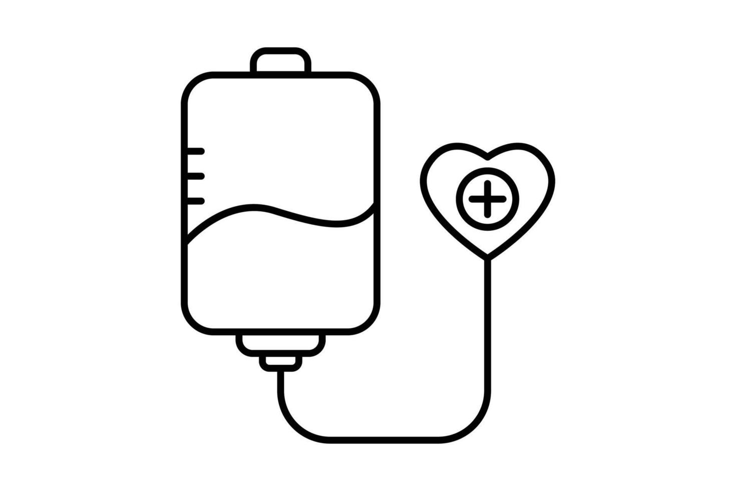 O Positive Blood in the Bag. Blood Bag Vector Illustration. Healthcare  Conceptual Symbol Design Stock Vector - Illustration of medical, help:  233544643
