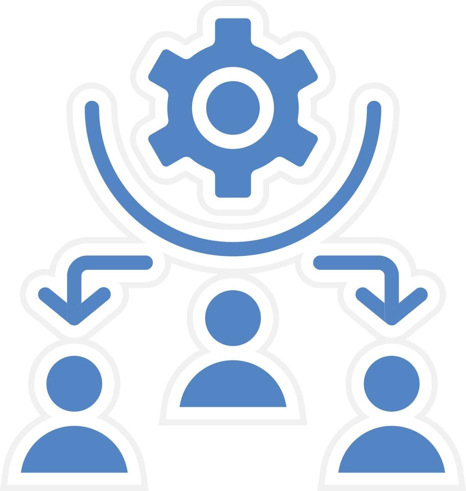 Delegate Vector Icon Design
