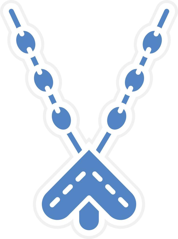 Necklace Vector Icon Design