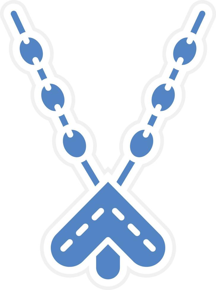 Necklace Vector Icon Design