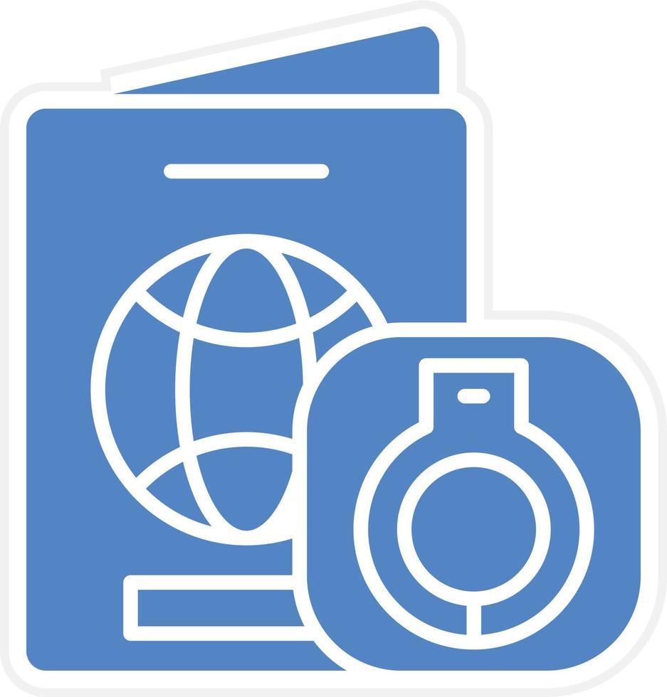 Deported Vector Icon Design