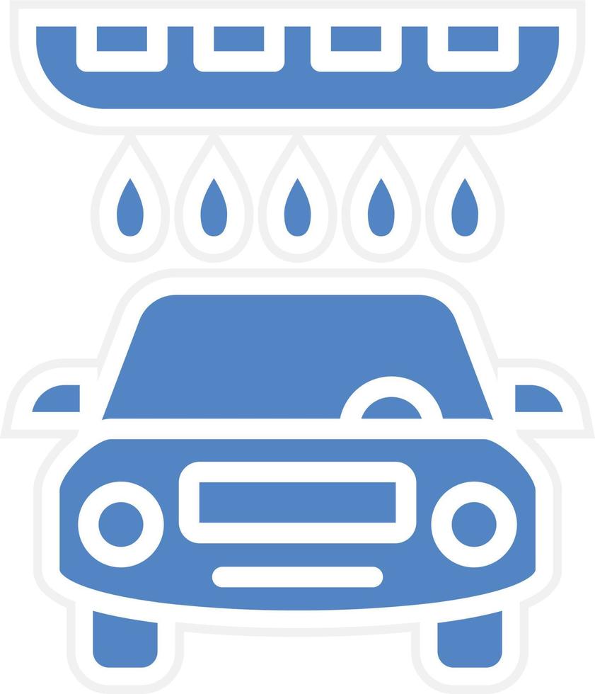 diseño de icono de vector de lavado de autos