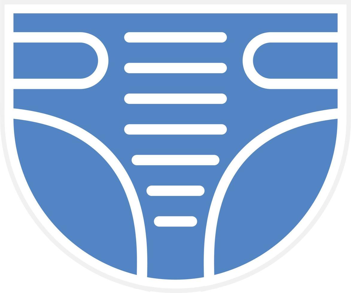 Diaper Vector Icon Design