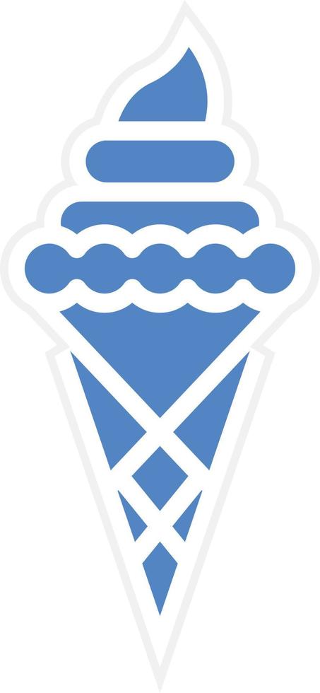 Ice Cream Vector Icon Design