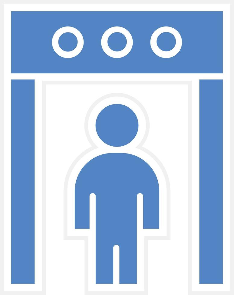 Body Scanner Vector Icon Design