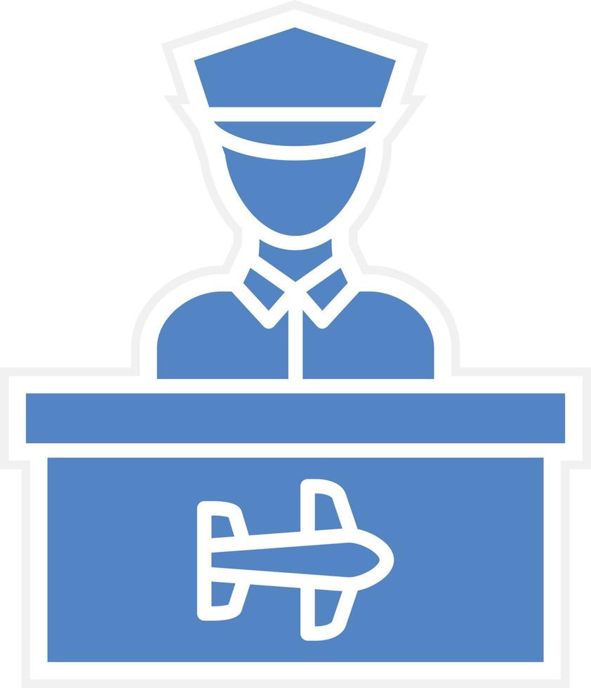 Security Control Vector Icon Design