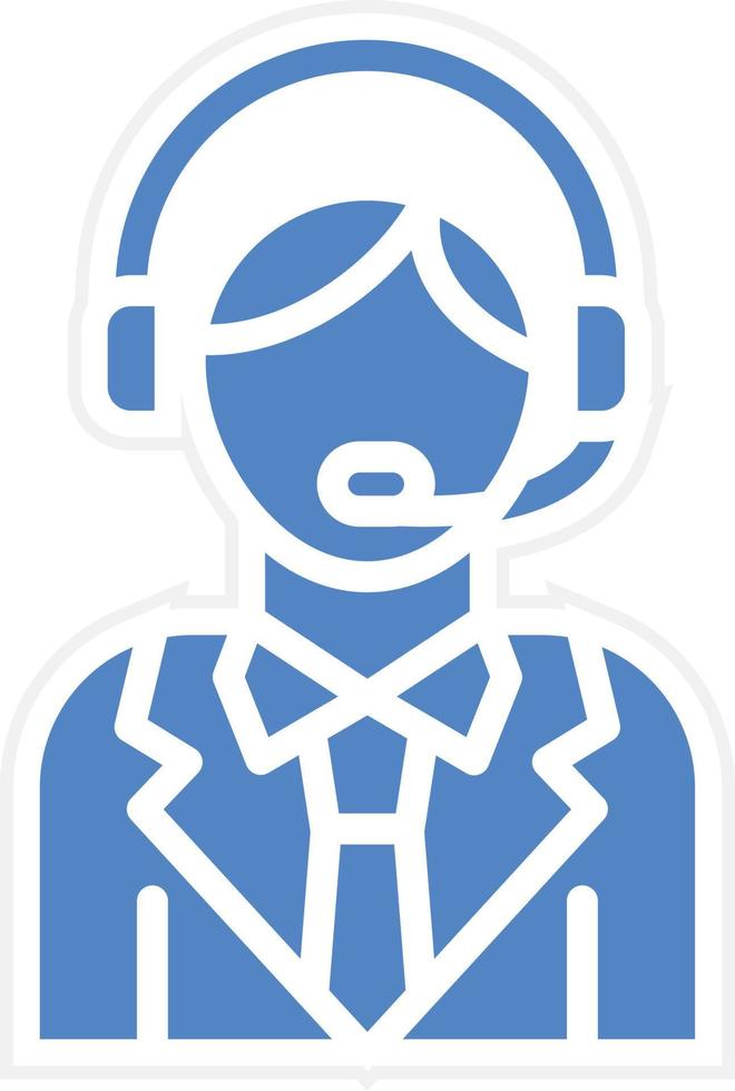 Customer Service Vector Icon Design