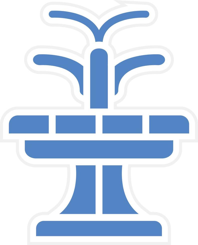 Fountain Vector Icon Design