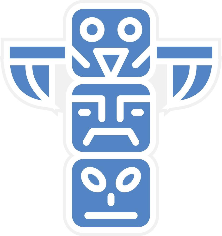 Totem Vector Icon Design