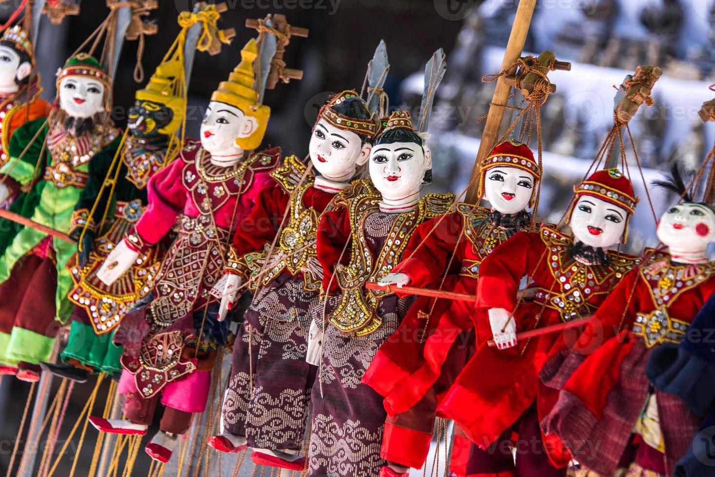 Traditional Myanmar Puppet photo