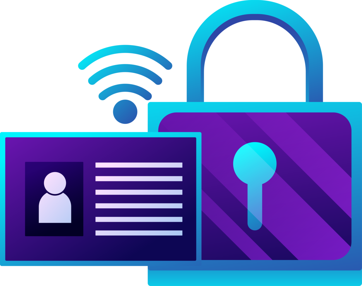 Digital data protection design element icon. Cyber security illustration. Cloud computing network safety concept png