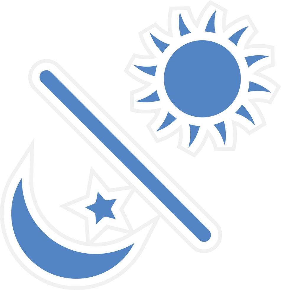 Day and Night Vector Icon Design