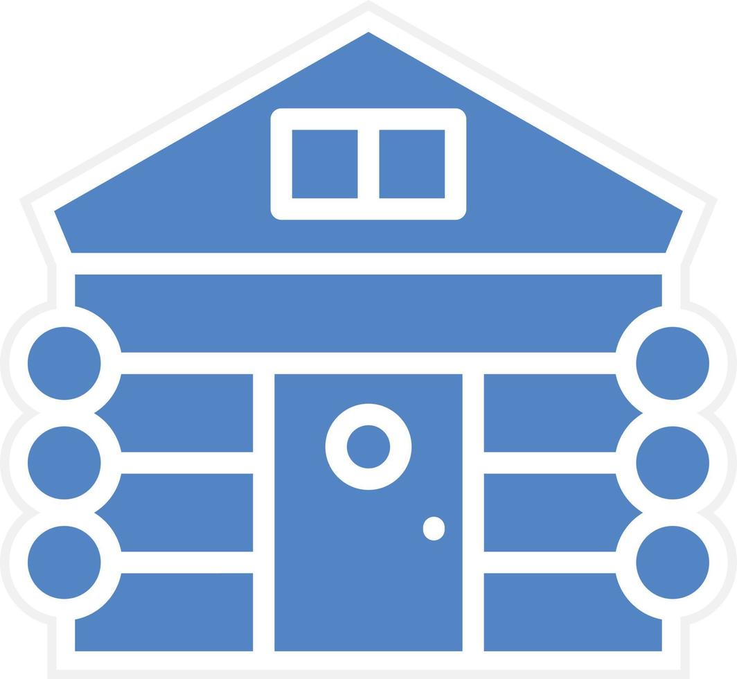 Cabin Vector Icon Design