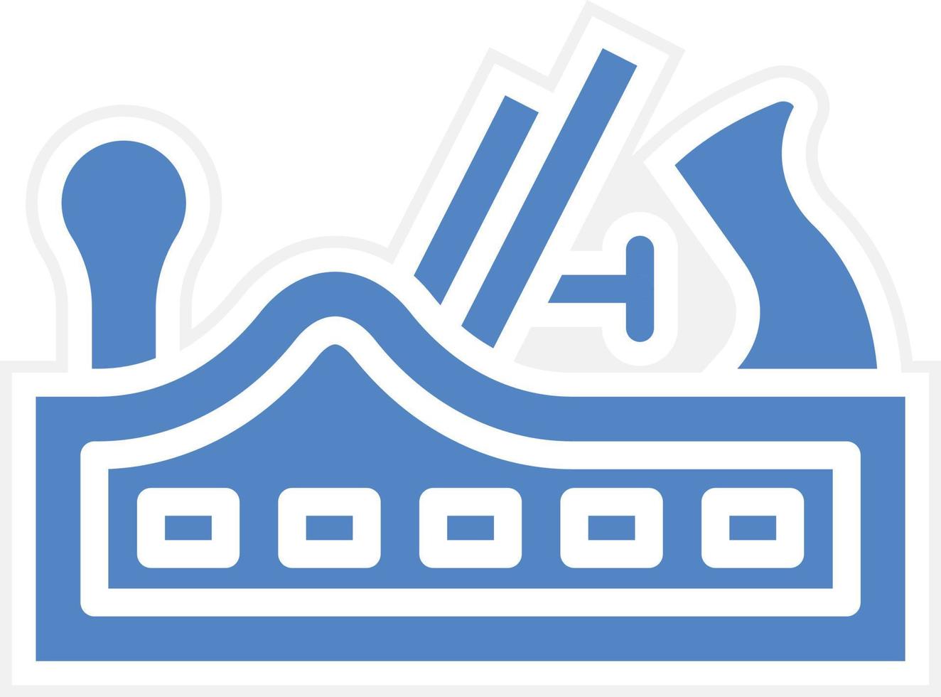 Plane Tool Vector Icon Design