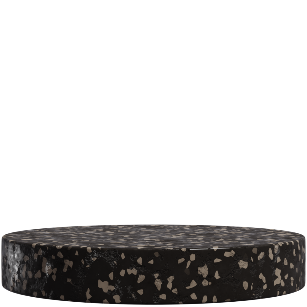 Cylinder Stone Podium.3D render illustration. png