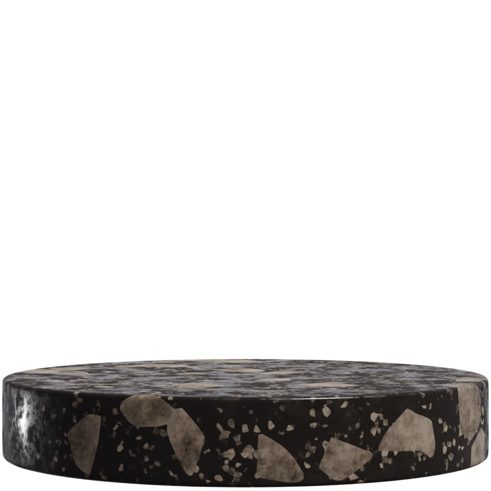 Cylinder Stone Podium.3D render illustration. png