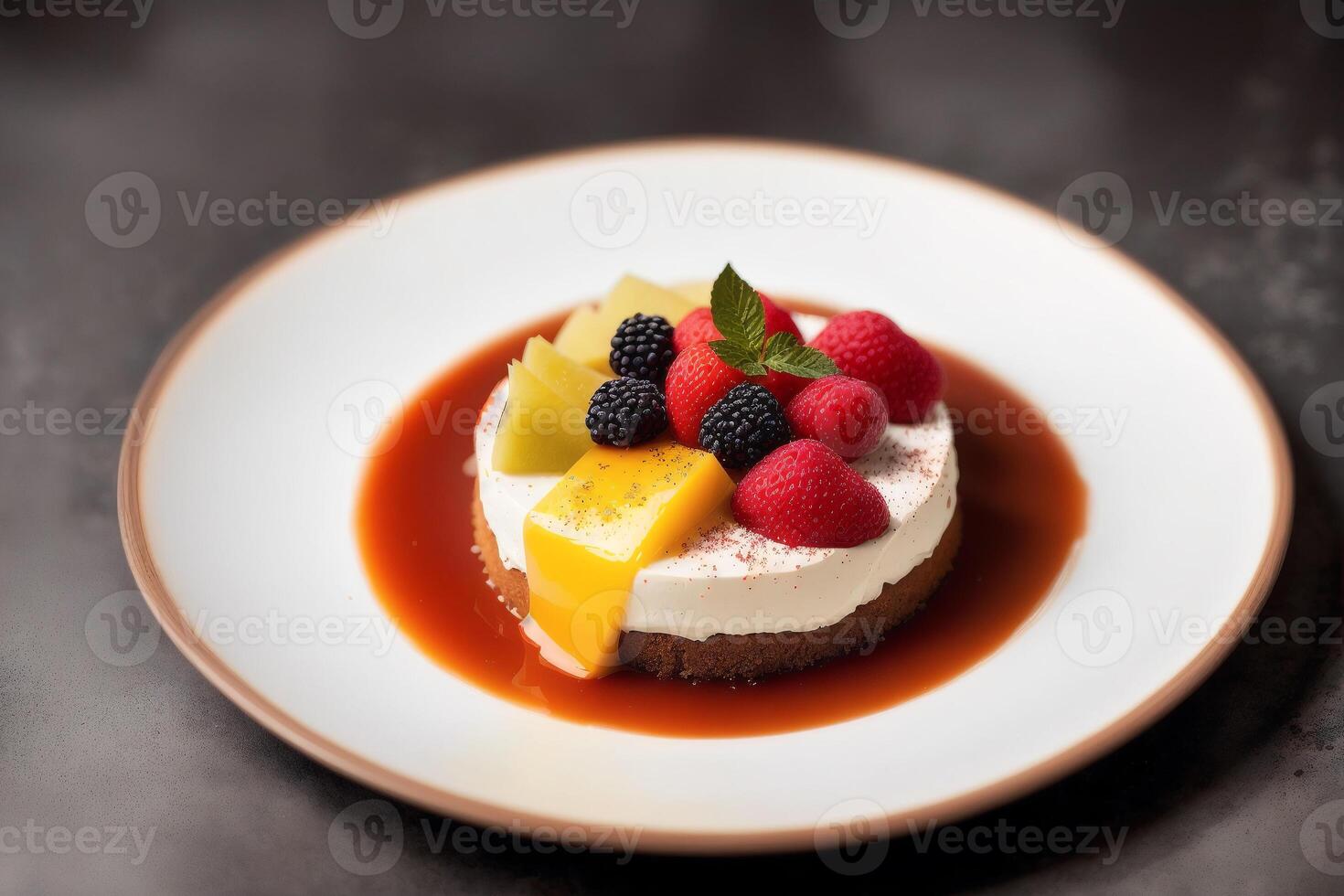 delicious ice cream in a cup, close-up, on the table. sweet food. photo