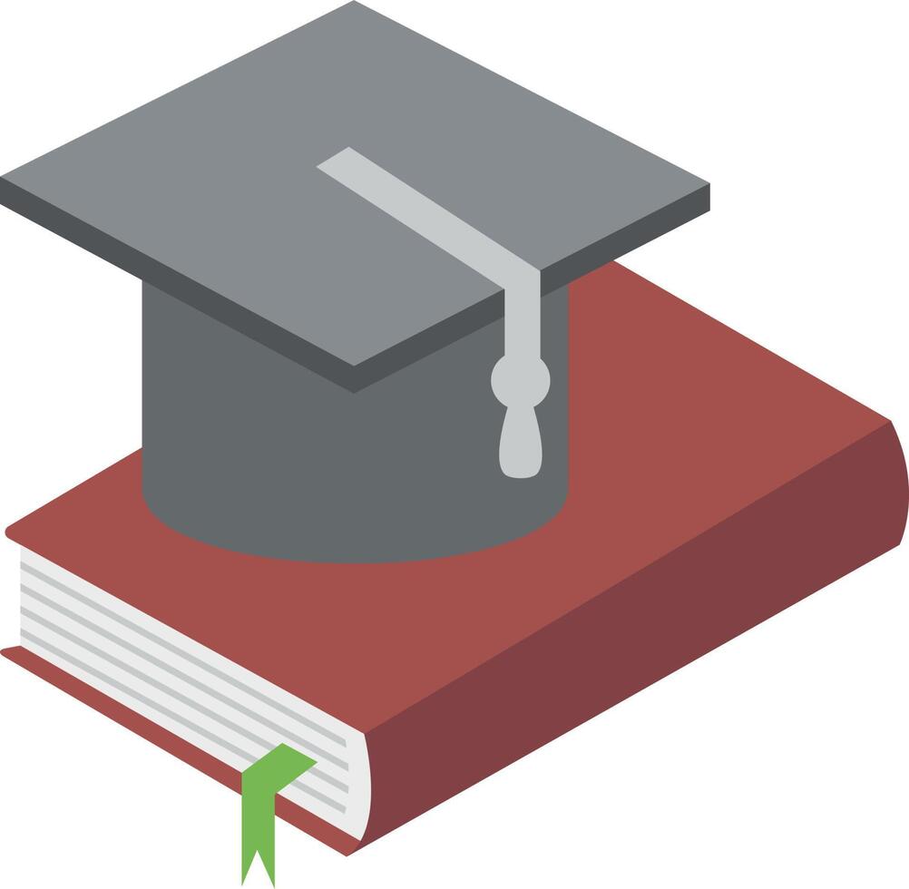 ilustración vectorial de graduación en un fondo. símbolos de calidad premium. iconos vectoriales para concepto y diseño gráfico. vector