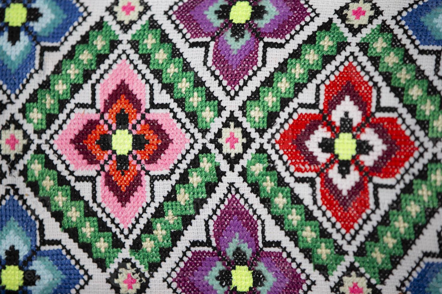 Ethnic Slavic Ukrainian or Belarusian pattern.Ethnic pattern photo