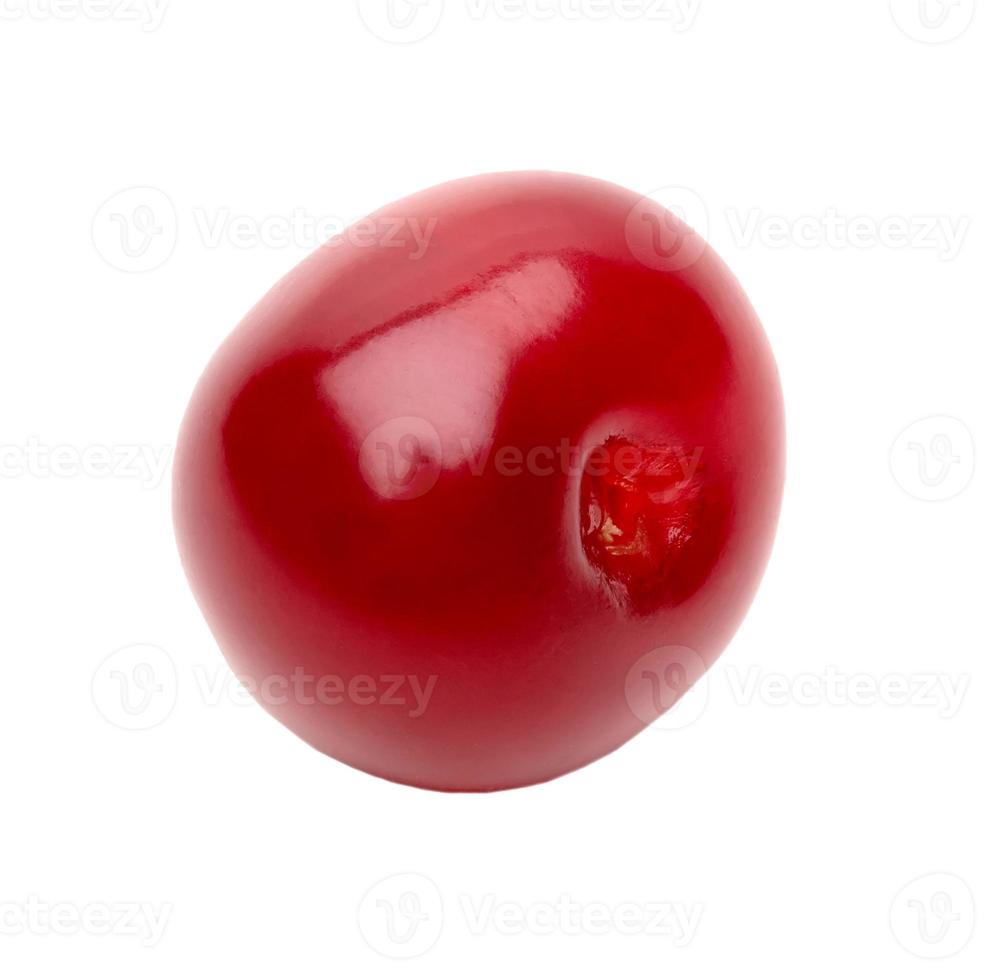 Cherry berry isolated on white background. photo