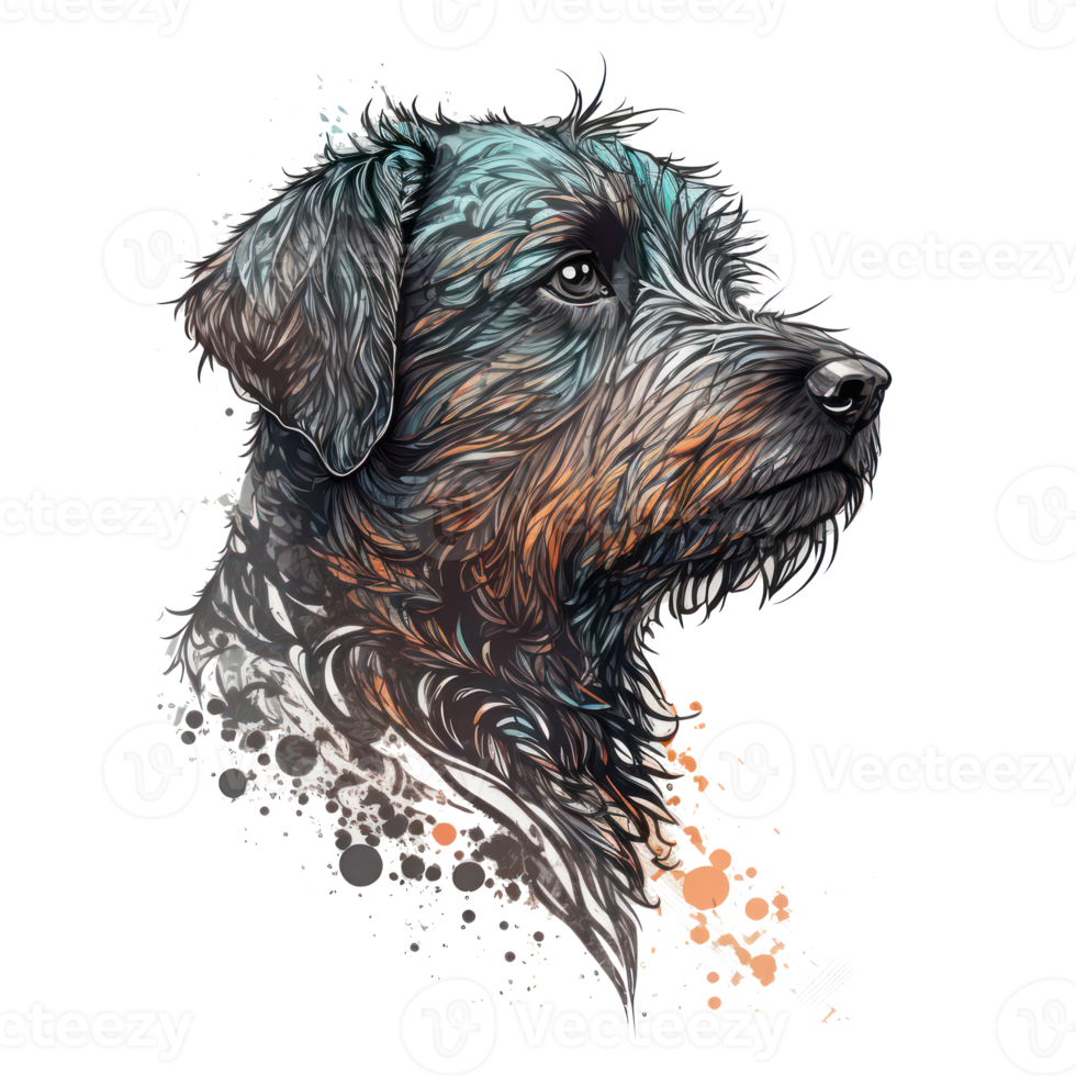 dog . AI Generated png