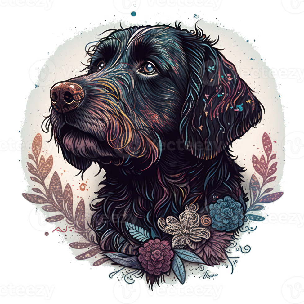 dog . AI Generated png
