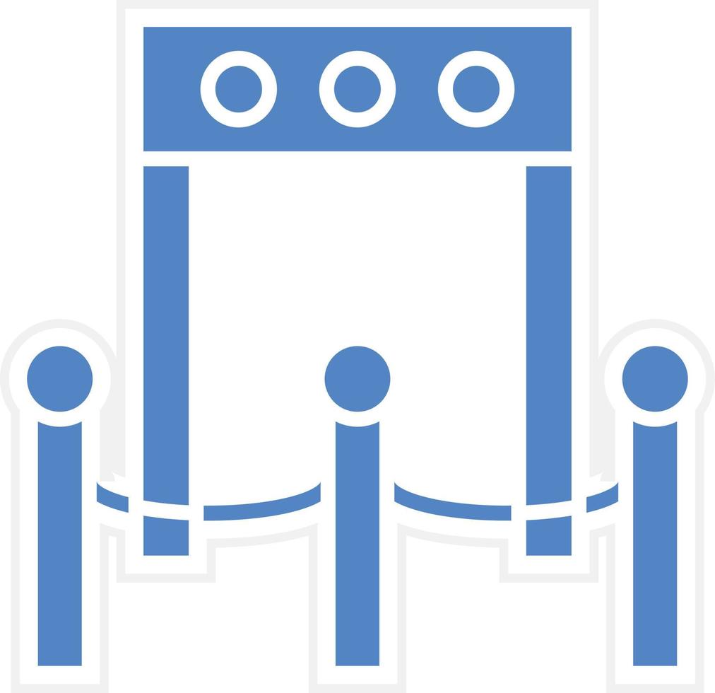 Boarding Gate Vector Icon Design