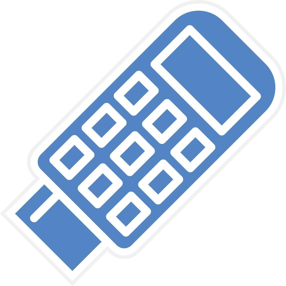 Credit Card Machine Vector Icon Design