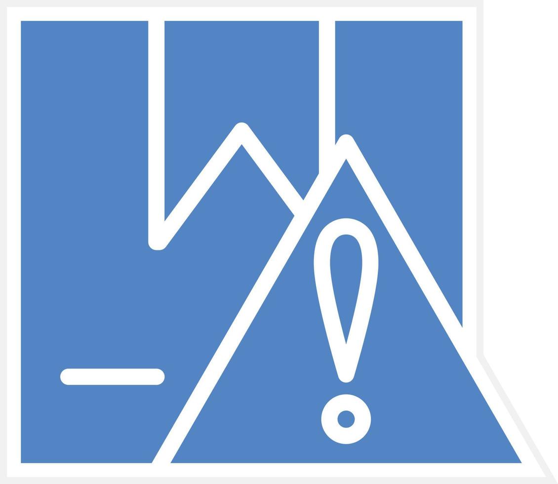 Delivery Warning Vector Icon Design