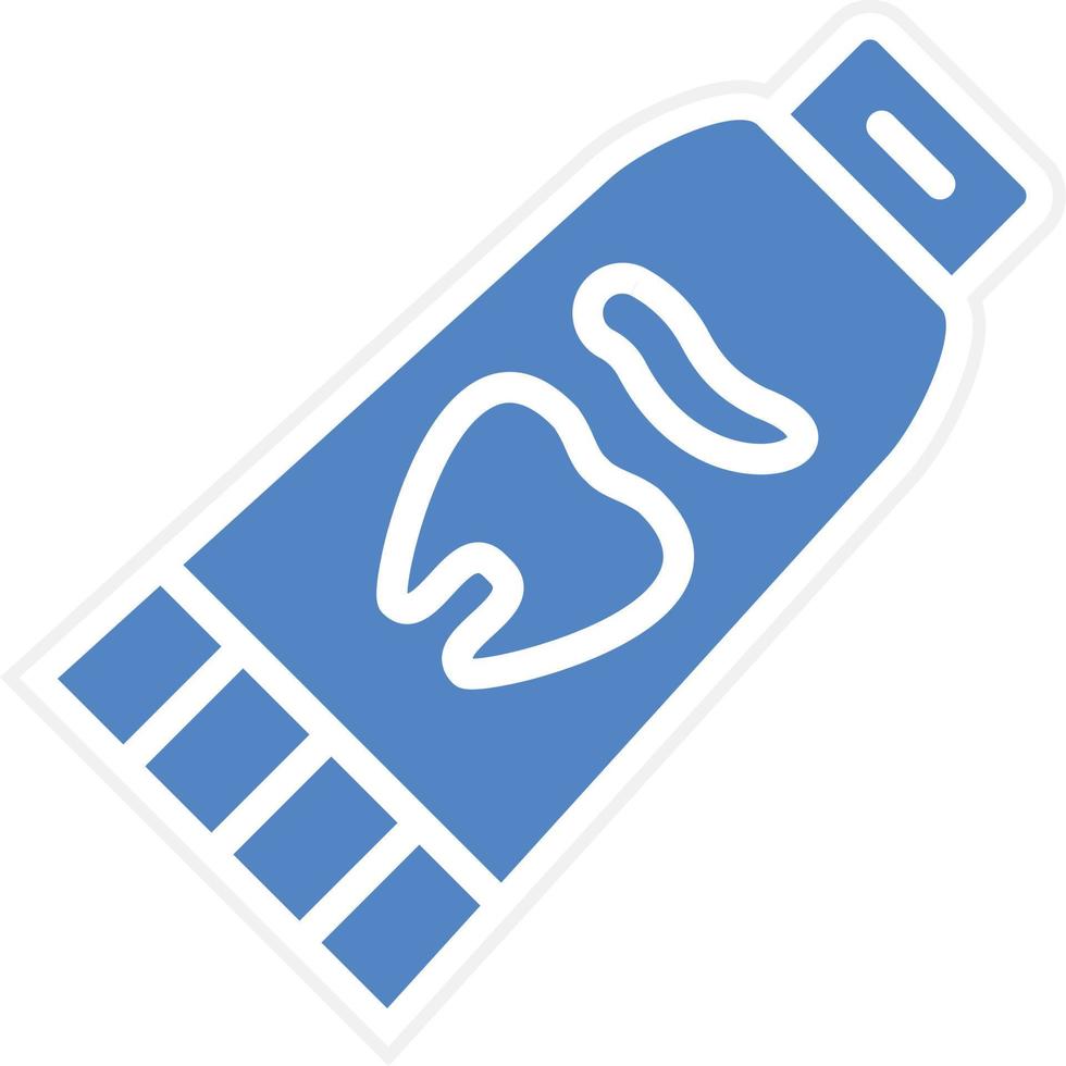 Tooth Paste Vector Icon Design