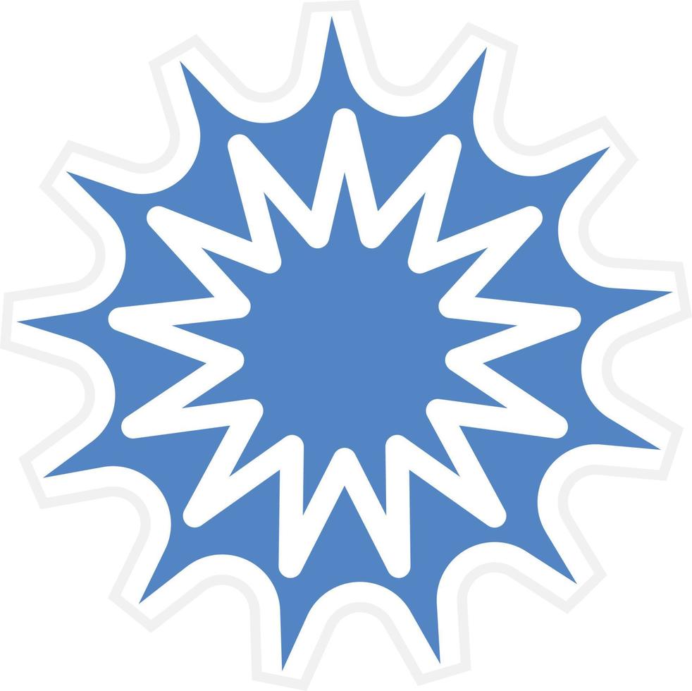 Explosion Vector Icon Design